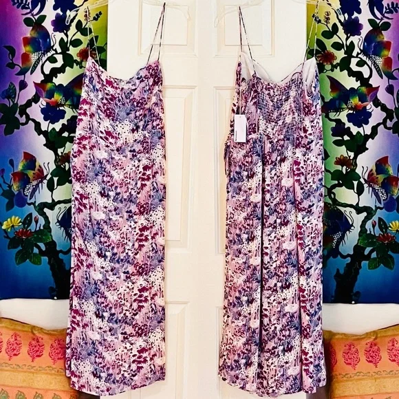 🌺🎉HP🎉🌺 NWT Reformation Kourtney Dress Morning Dew